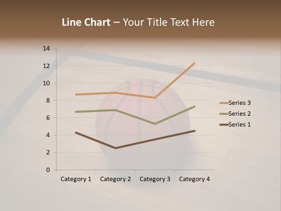 Above Dramatic Wooden Floor PowerPoint Template