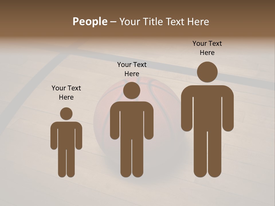 Above Dramatic Wooden Floor PowerPoint Template