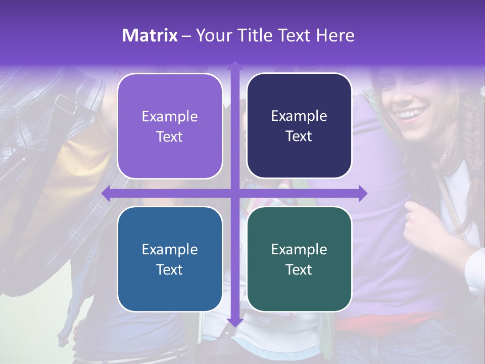 Class Casual Portrait PowerPoint Template