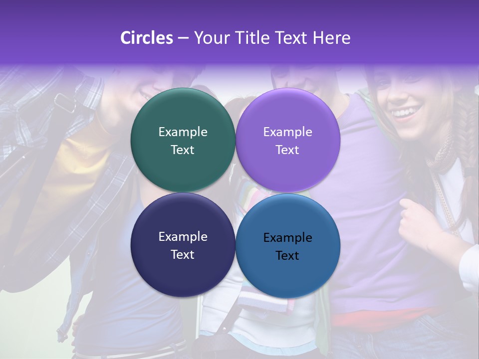 Class Casual Portrait PowerPoint Template