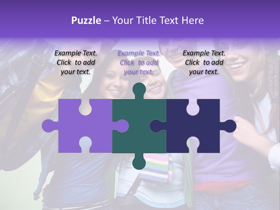 Class Casual Portrait PowerPoint Template