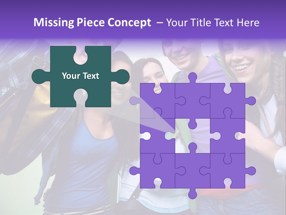 Class Casual Portrait PowerPoint Template