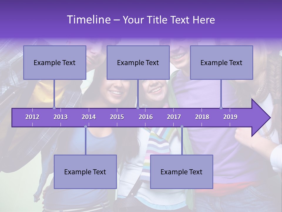 Class Casual Portrait PowerPoint Template