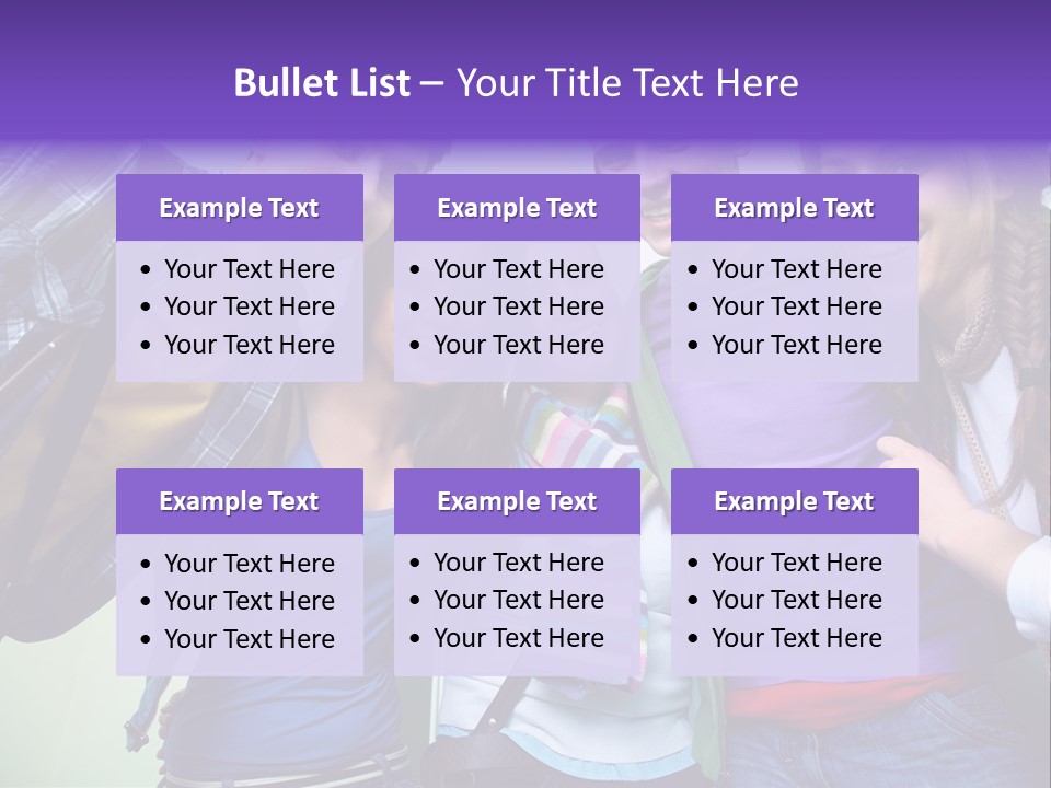 Class Casual Portrait PowerPoint Template