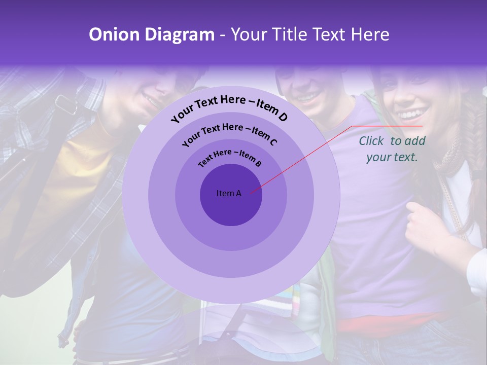 Class Casual Portrait PowerPoint Template