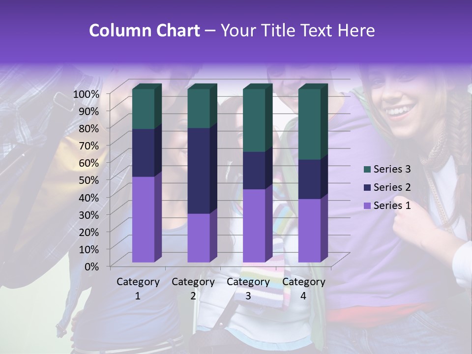 Class Casual Portrait PowerPoint Template