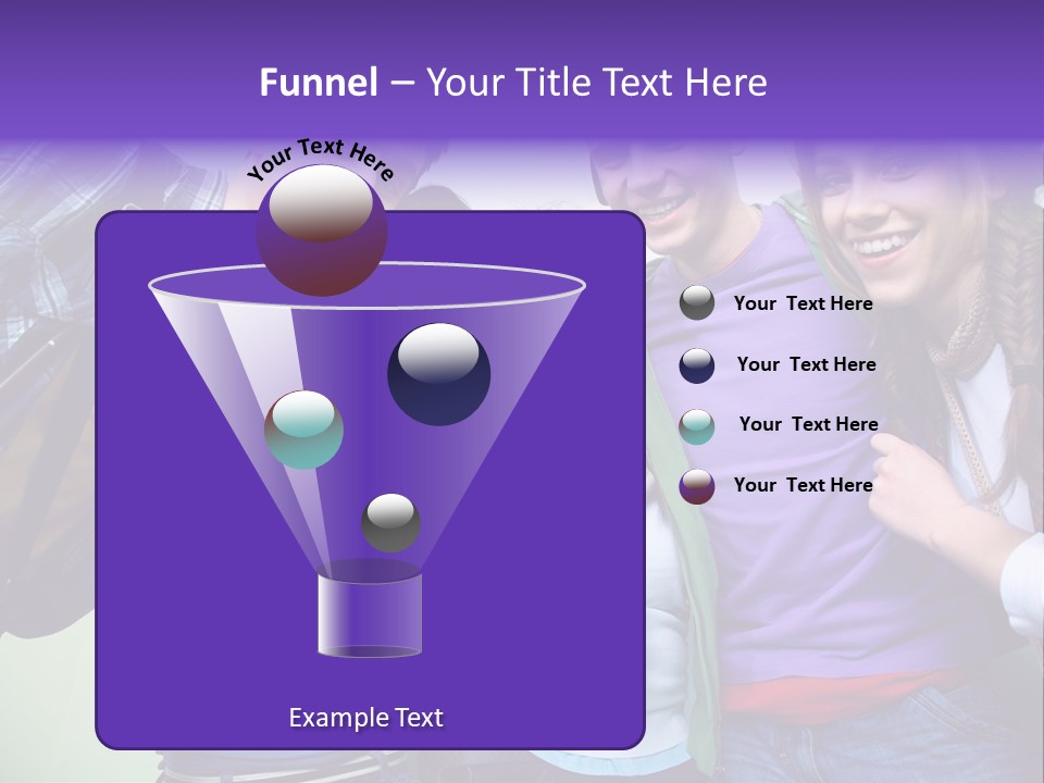 Class Casual Portrait PowerPoint Template