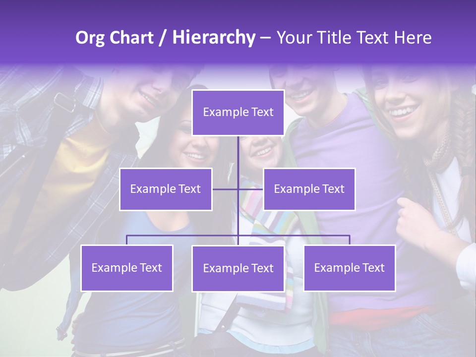 Class Casual Portrait PowerPoint Template