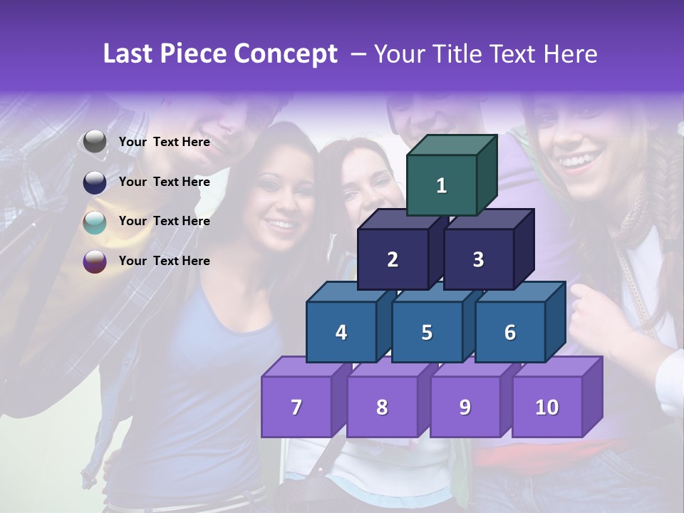 Class Casual Portrait PowerPoint Template