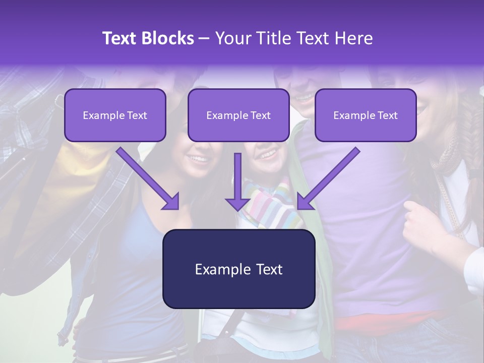 Class Casual Portrait PowerPoint Template