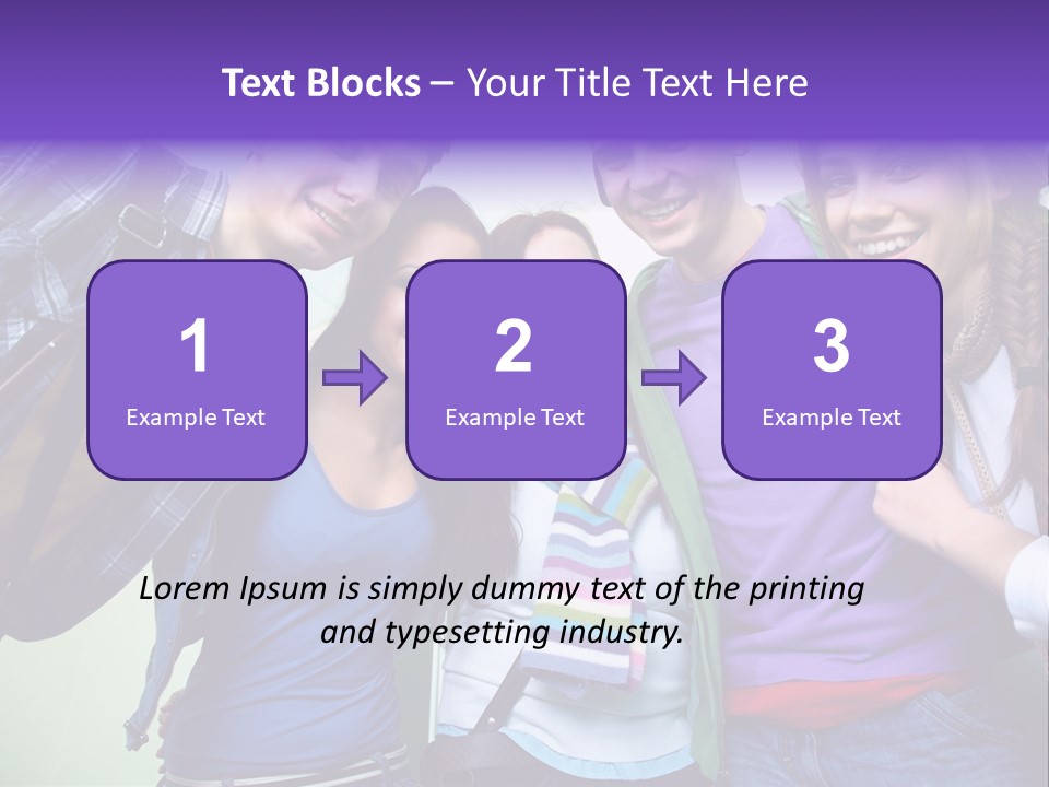 Class Casual Portrait PowerPoint Template