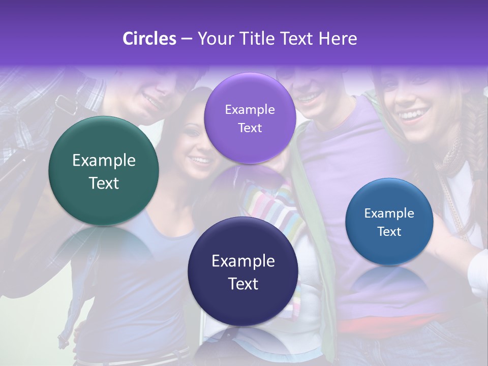 Class Casual Portrait PowerPoint Template