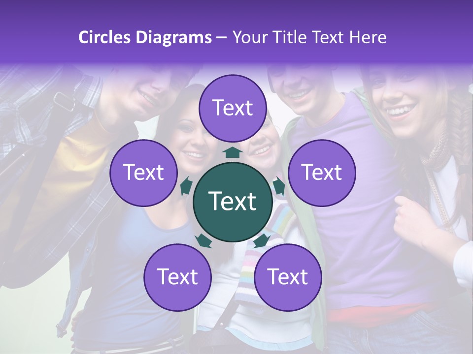 Class Casual Portrait PowerPoint Template