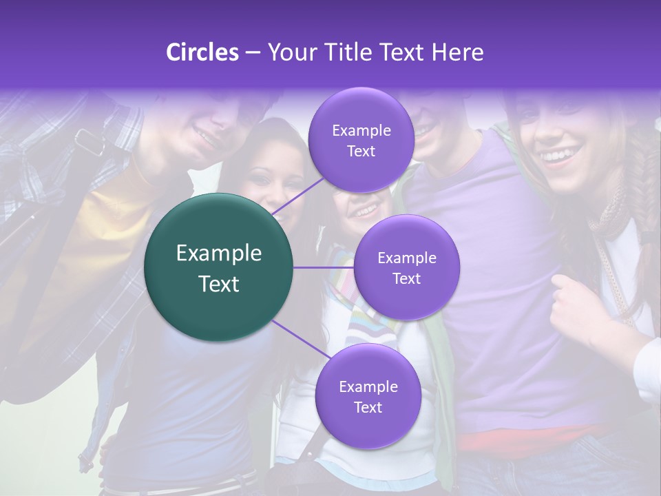 Class Casual Portrait PowerPoint Template