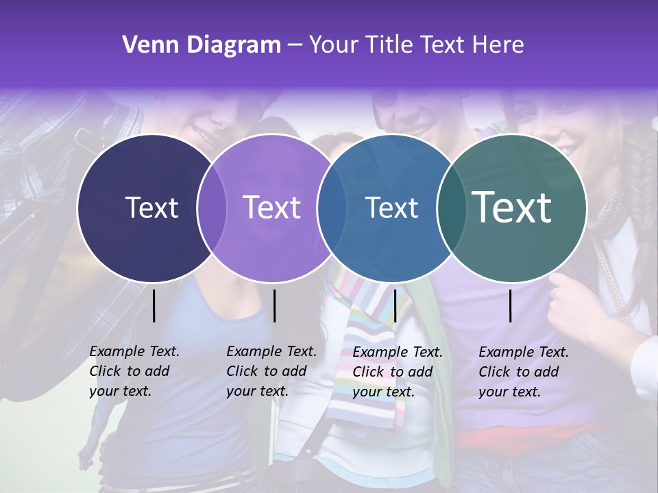 Class Casual Portrait PowerPoint Template
