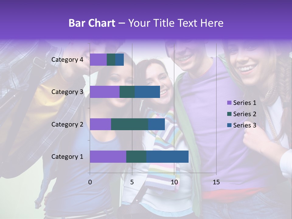 Class Casual Portrait PowerPoint Template