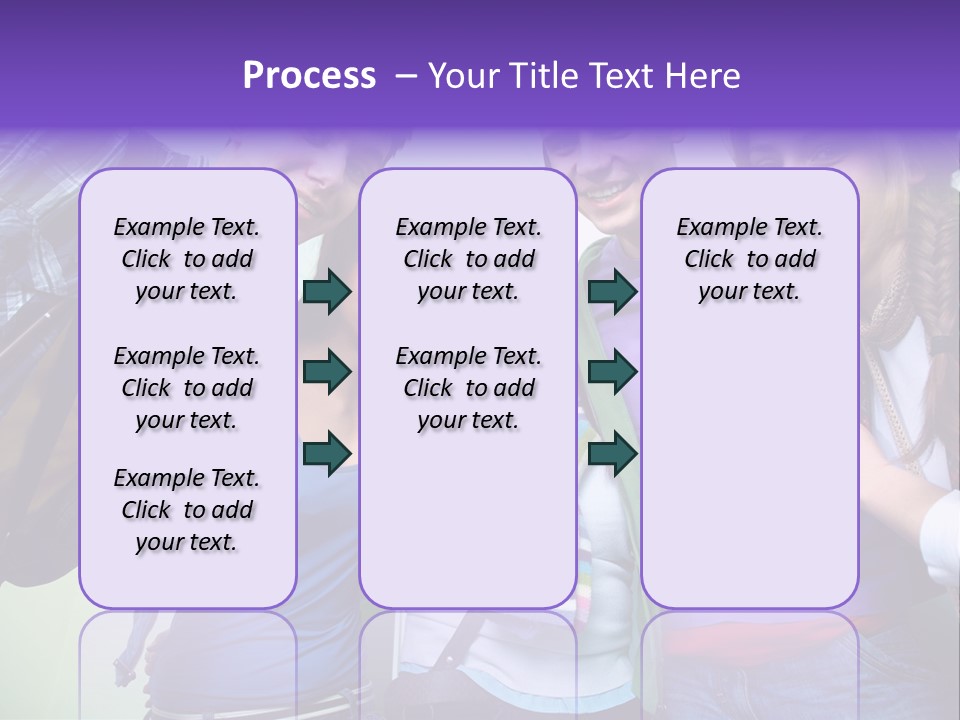 Class Casual Portrait PowerPoint Template