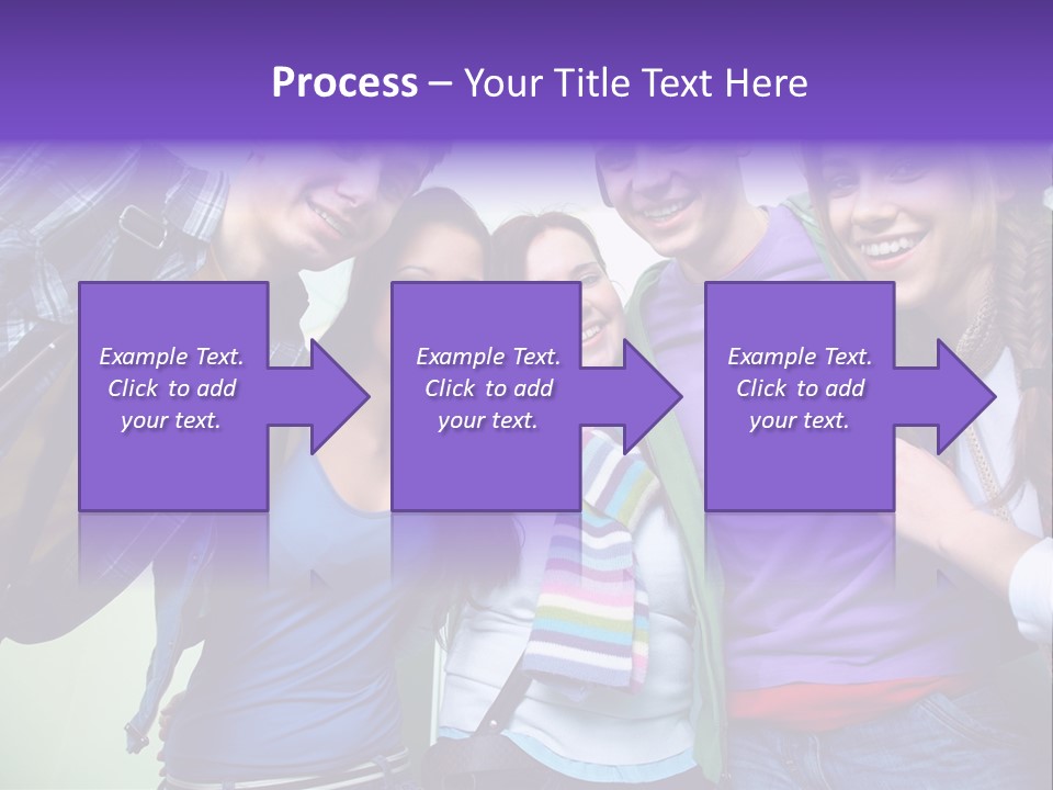 Class Casual Portrait PowerPoint Template