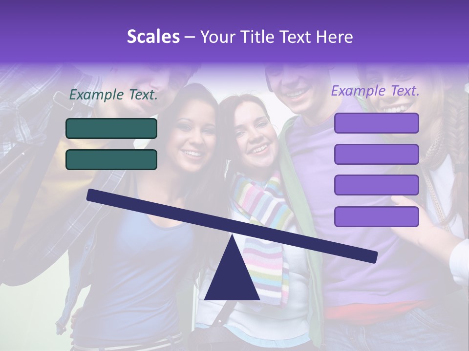 Class Casual Portrait PowerPoint Template