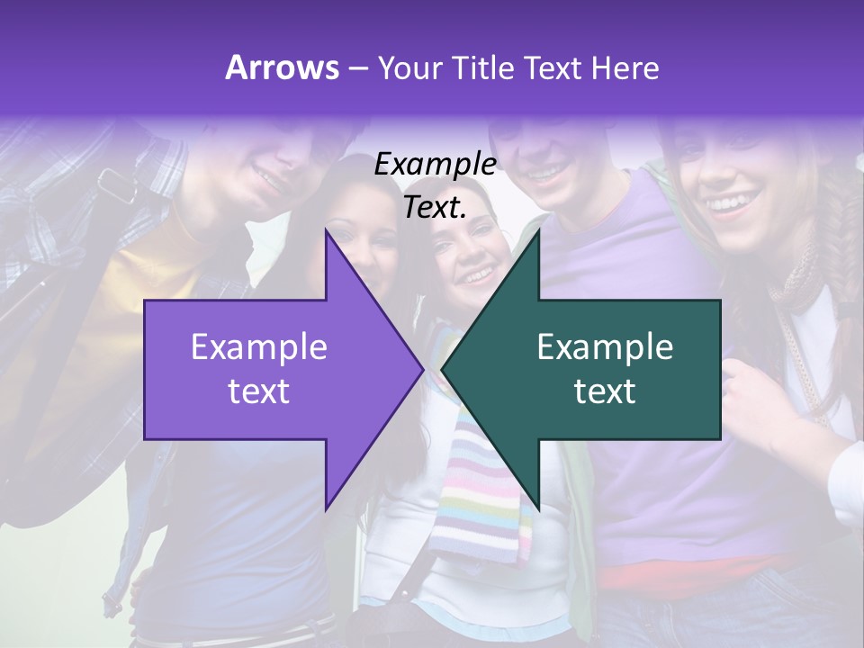 Class Casual Portrait PowerPoint Template