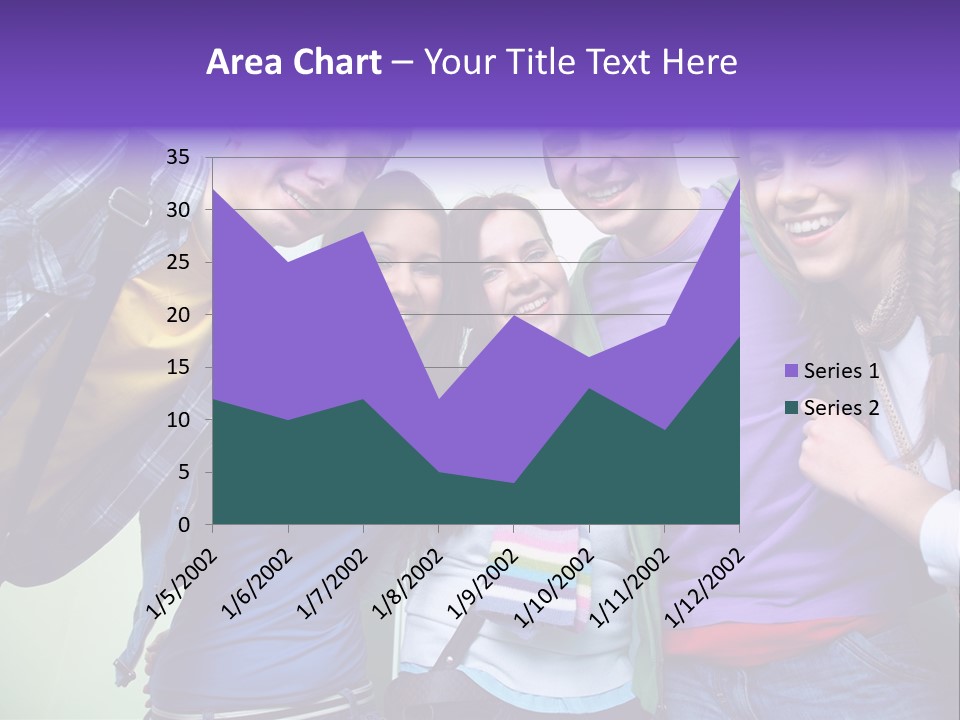 Class Casual Portrait PowerPoint Template