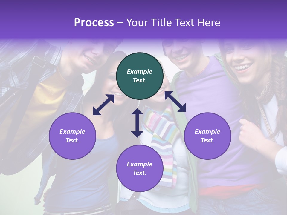 Class Casual Portrait PowerPoint Template