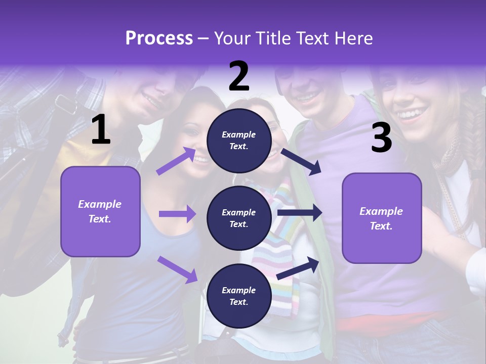 Class Casual Portrait PowerPoint Template