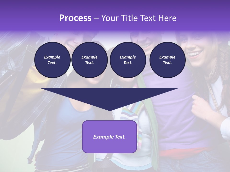 Class Casual Portrait PowerPoint Template