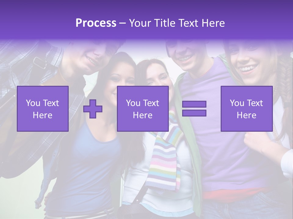 Class Casual Portrait PowerPoint Template