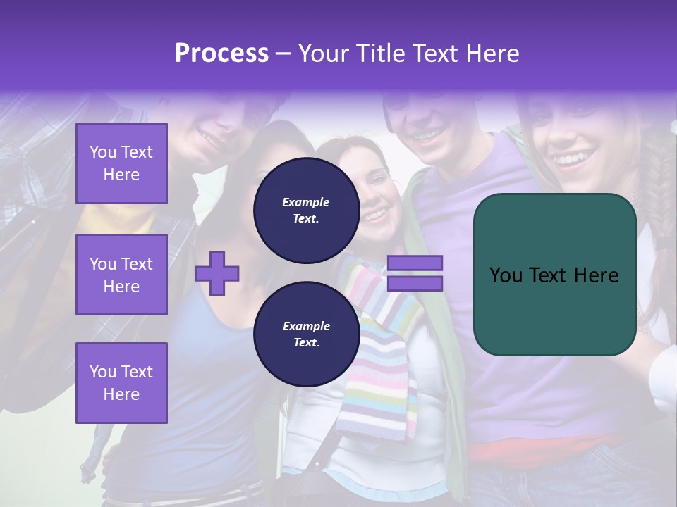 Class Casual Portrait PowerPoint Template