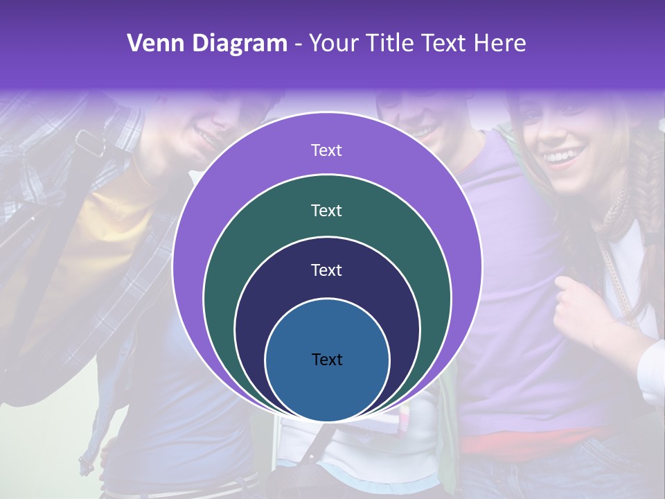 Class Casual Portrait PowerPoint Template