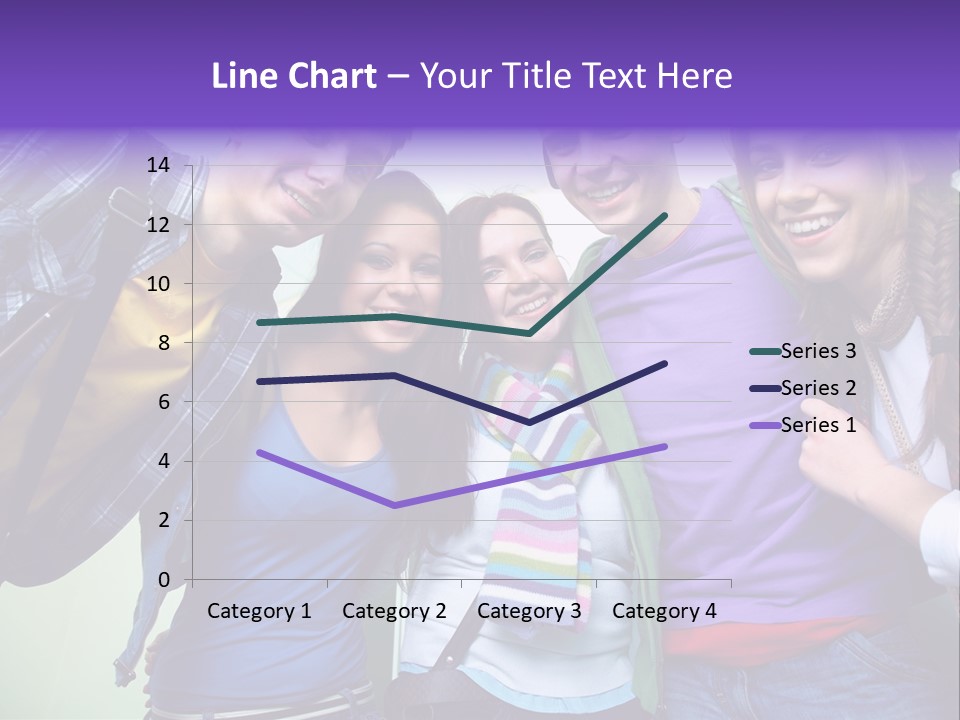 Class Casual Portrait PowerPoint Template