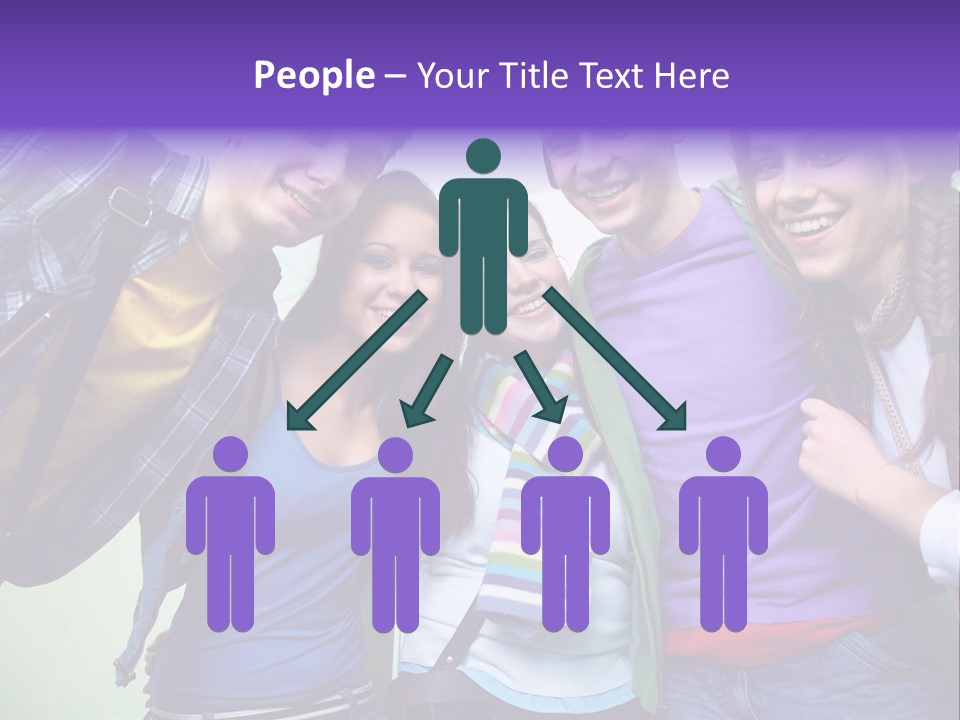 Class Casual Portrait PowerPoint Template