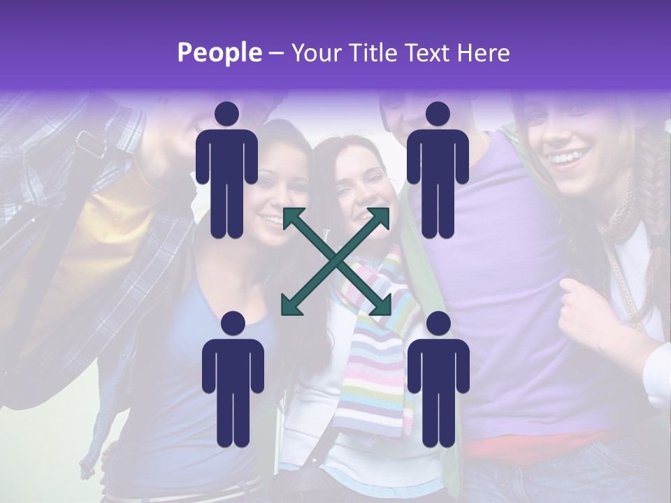 Class Casual Portrait PowerPoint Template