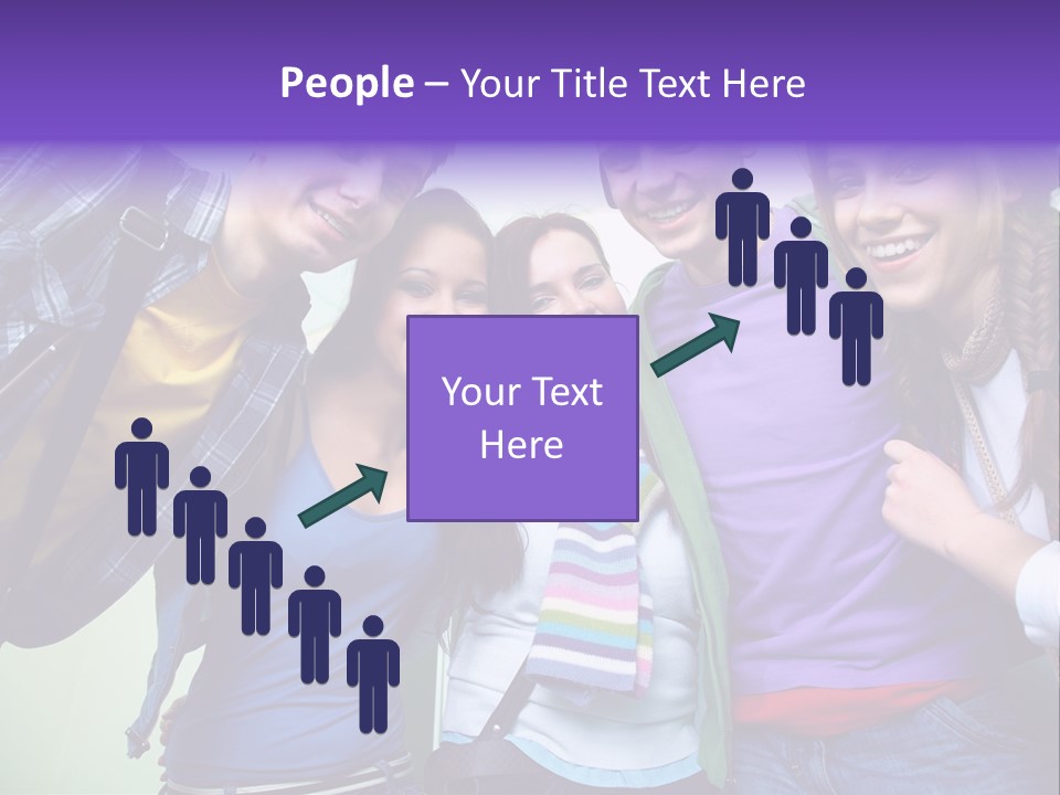 Class Casual Portrait PowerPoint Template