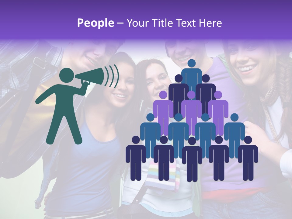 Class Casual Portrait PowerPoint Template