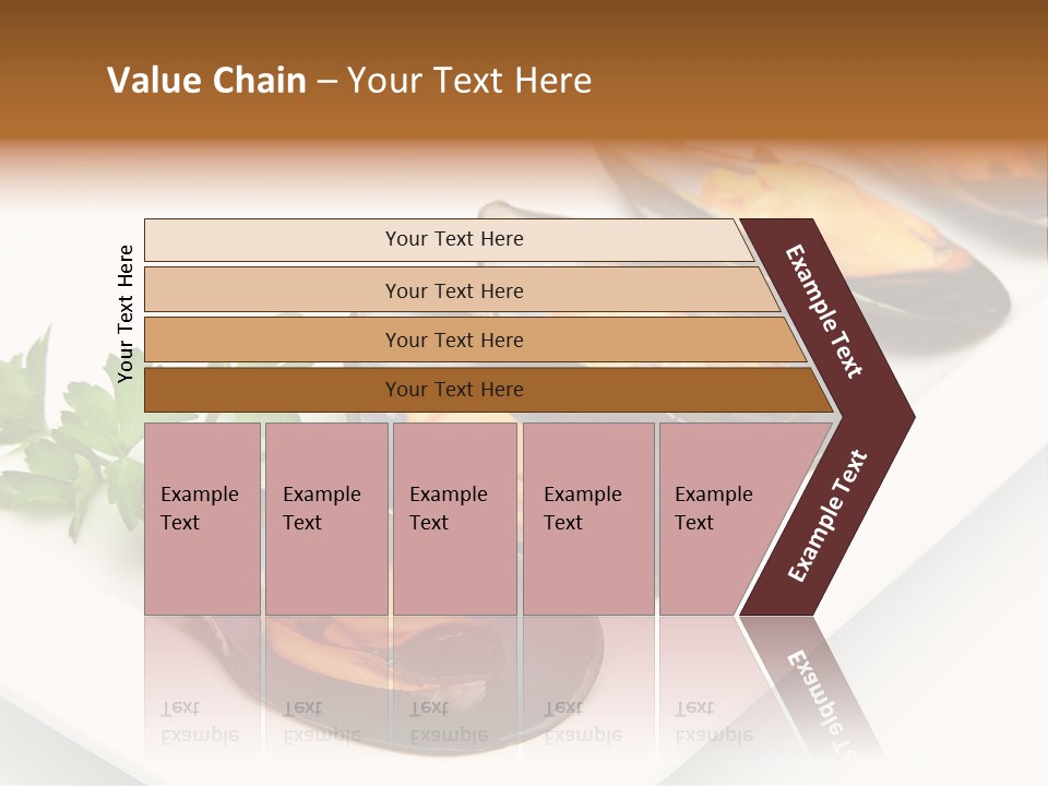 Cooked Mussels Shellfish Food PowerPoint Template