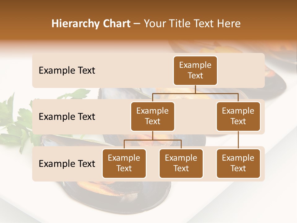 Cooked Mussels Shellfish Food PowerPoint Template