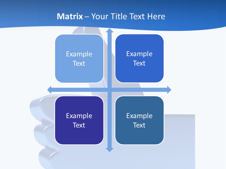 Reflection Object Connection PowerPoint Template