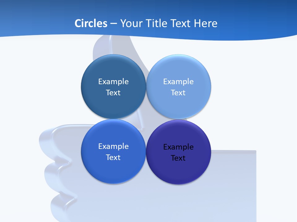 Reflection Object Connection PowerPoint Template