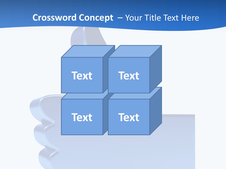 Reflection Object Connection PowerPoint Template