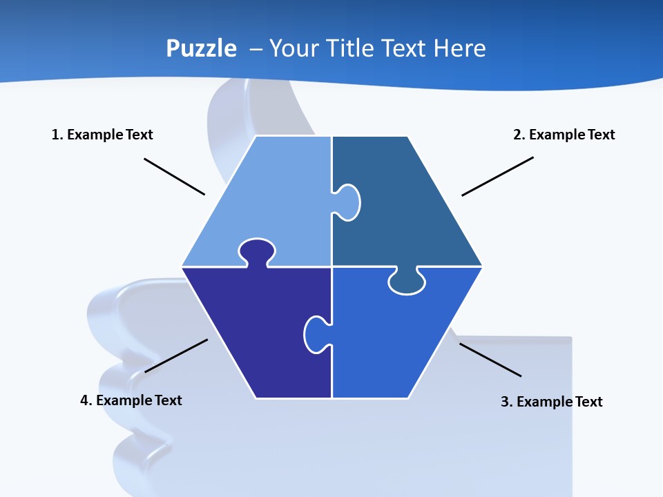 Reflection Object Connection PowerPoint Template