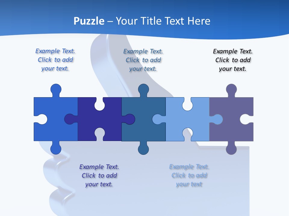 Reflection Object Connection PowerPoint Template