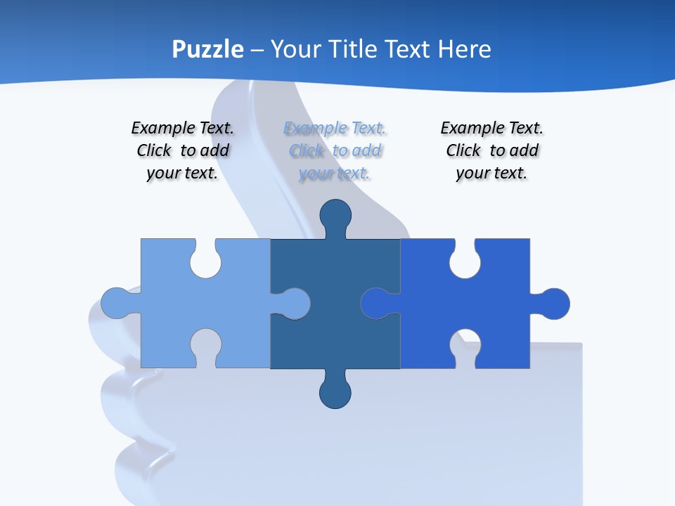 Reflection Object Connection PowerPoint Template
