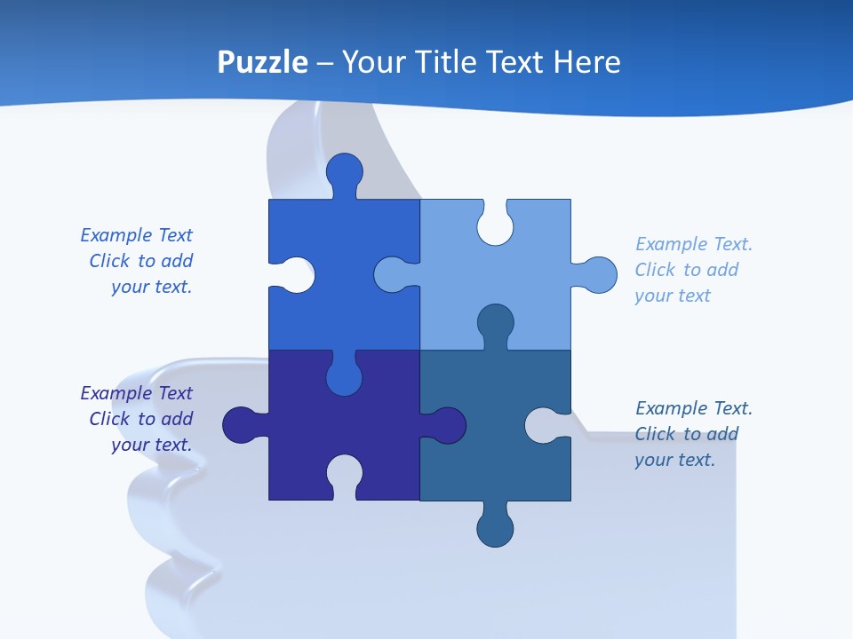 Reflection Object Connection PowerPoint Template