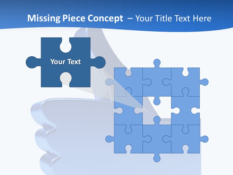 Reflection Object Connection PowerPoint Template