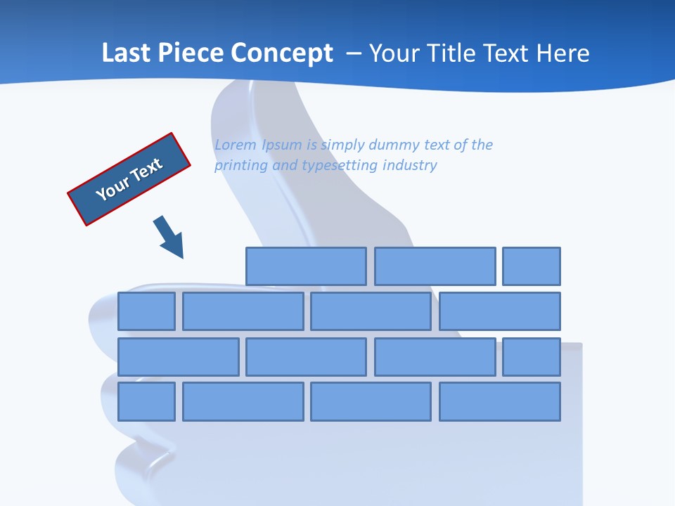 Reflection Object Connection PowerPoint Template