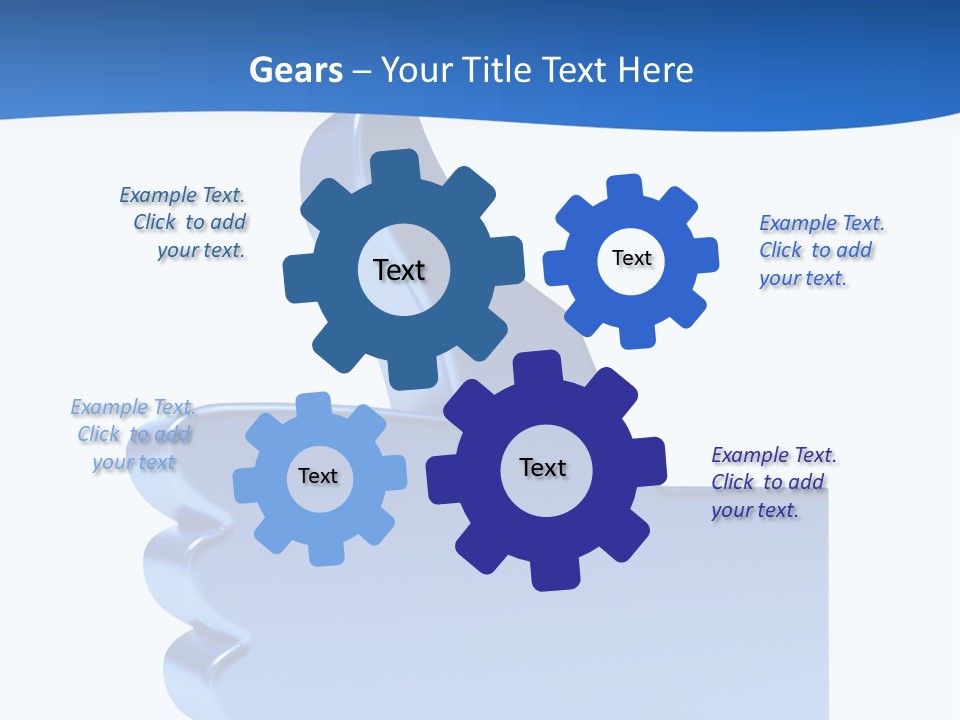 Reflection Object Connection PowerPoint Template
