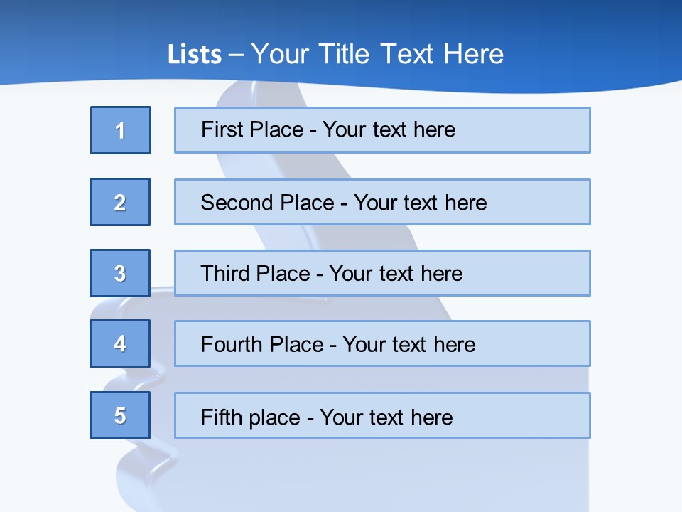 Reflection Object Connection PowerPoint Template