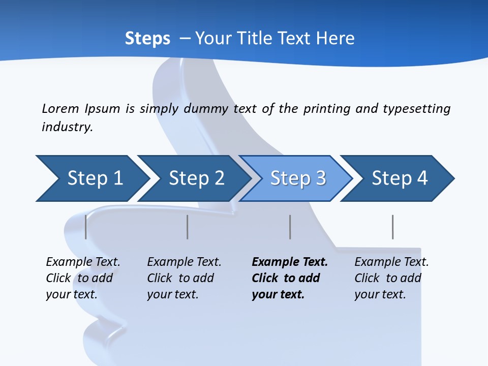 Reflection Object Connection PowerPoint Template